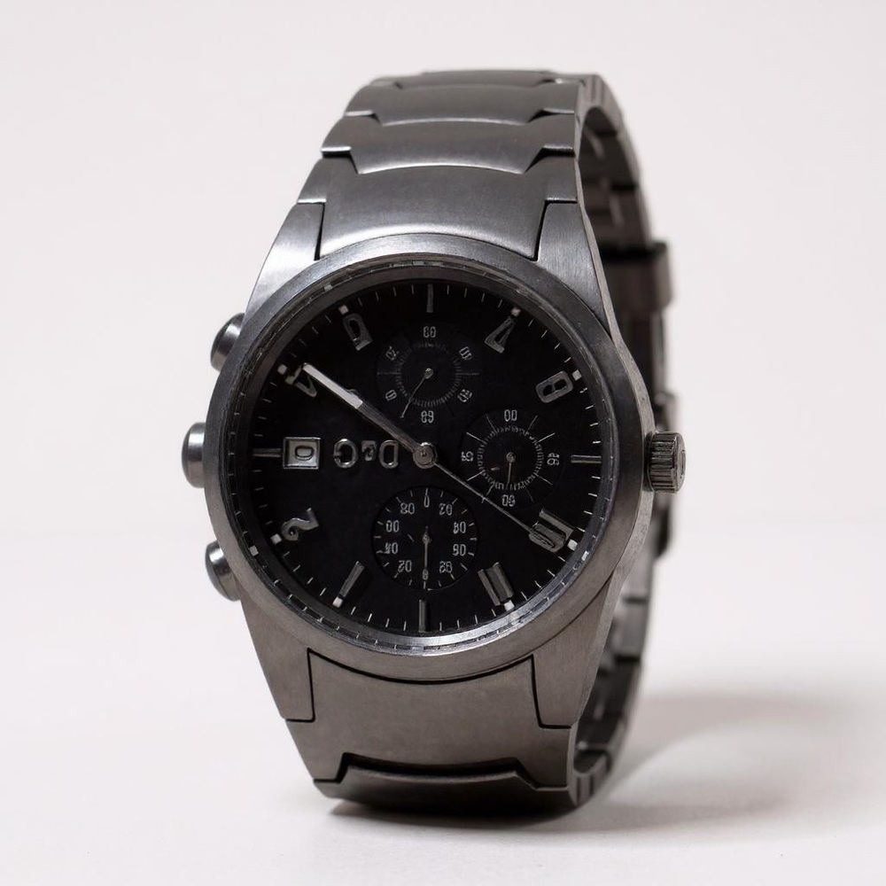 Silver Chronograph Watch